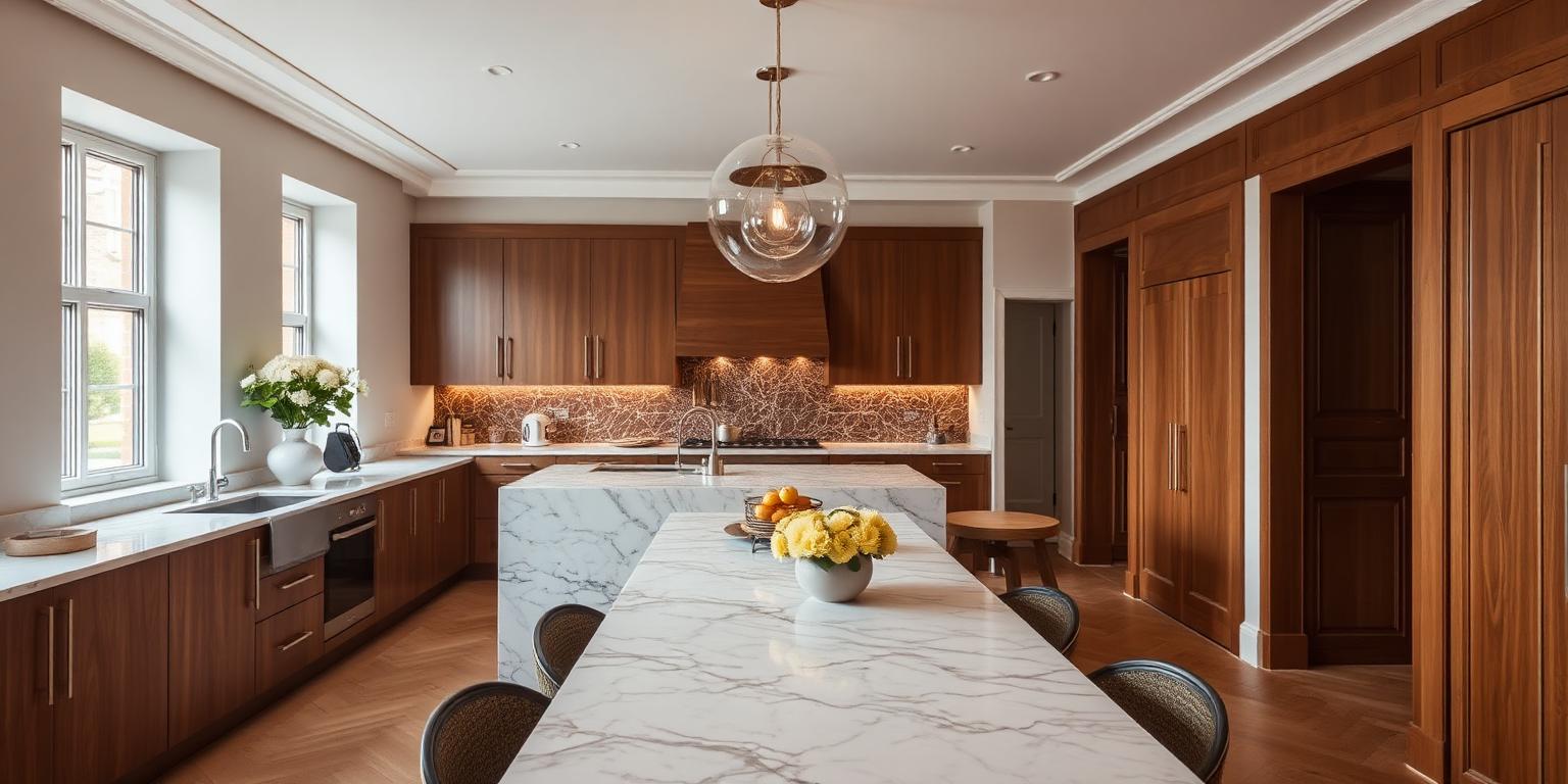 Elegant kitchen in a Revive Stays managed property